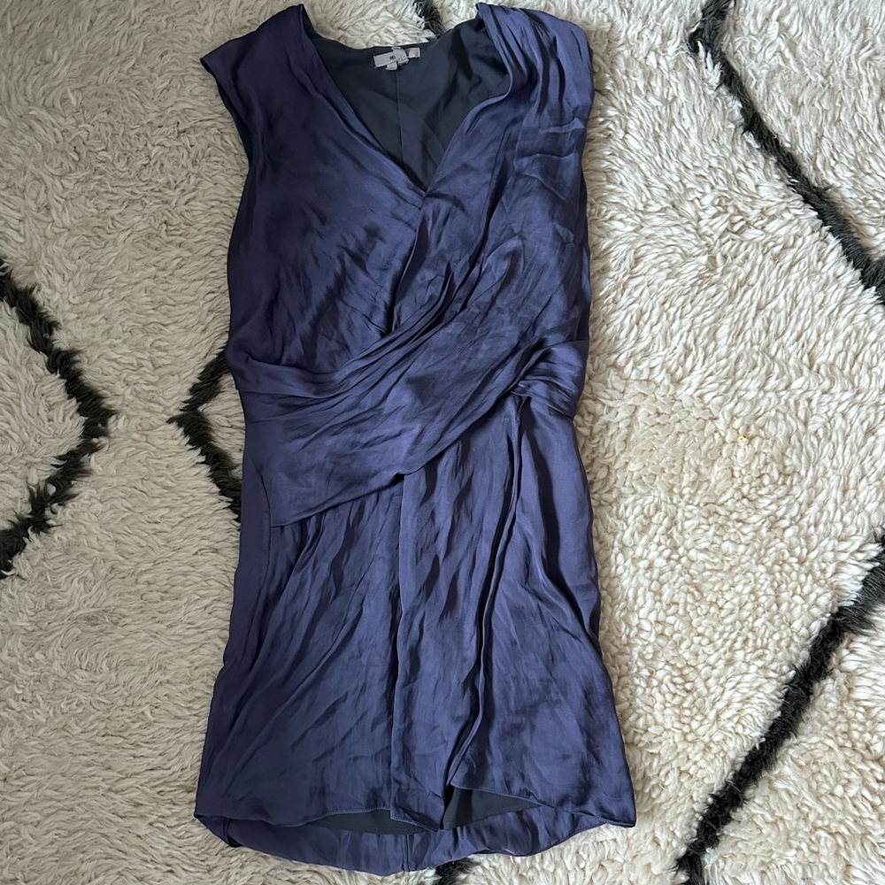 Helmut Lang purple dress
